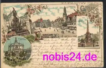 Leipzig Farblitho o 20.6.1902