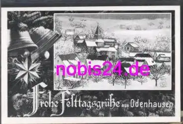 35466 Odenhausen Winteransichtskarte *ca.1955