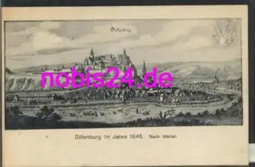 35683 Dillenburg Jahre 1646 Künstlerkarte *ca.1930