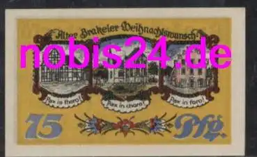 33034 Brakel Notgeld 75 Pfennige 1921