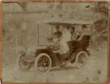 Auto KFZ, Echtfoto k. AK-Einteilung  ca. 1910