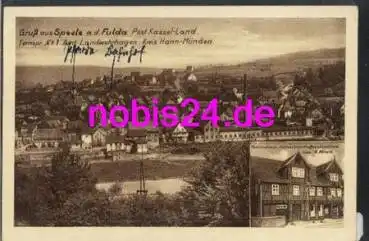 34355 Speele Totale mit Gasthaus *ca.1955