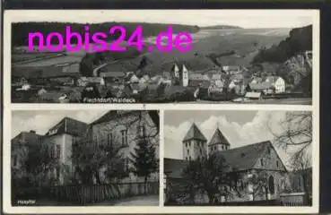 34519 Flechtdorf Waldeck Hospital Kirche o 5.7.1955