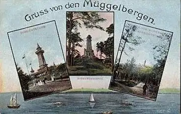 Treptow Köpenick Berlin, Müggelberge o ca. 1910