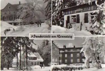 98711 Rennsteig Wanderziele Winter gebr. ca. 1975