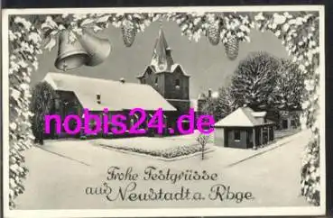 31535 Neustadt am Rübenberge Winteransicht *ca.1955