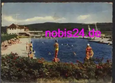 31848 Bad Münder Freibad Bademode o ca.1965