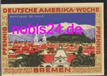 Bremen Notgeld 25 Pfennige 1923