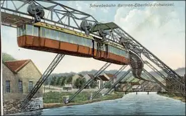 Barmen-Elberfeld-Vohwinkel, Schwebebahn, * ca. 1910