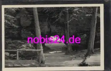 01814 Sächsische Schweiz Kuhstall Höhle o 23.8.1958