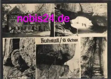 01814 Kuhstall Sächsische Schweiz Höhle *ca.1961
