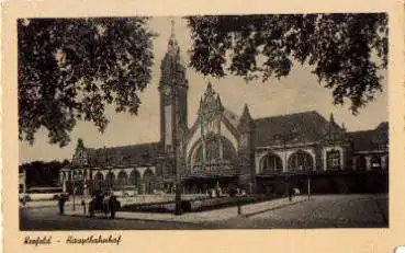 47799 Krefeld Hauptbahnhof *ca. 1930
