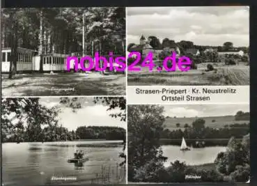 17255 Strasen Priepert Neustrelitz Camping o 2.8.1985