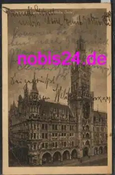 München Rathaus westliche Seite o ca.1920