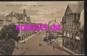 06333 Hettstedt Markt Geschäfte Rathaus o 19.8.1921