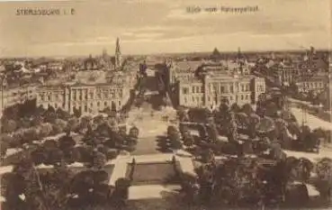 Strassburg, Blick vom Kaiserpalast gebr. 16.08.1915