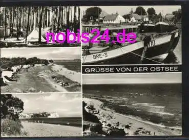 Ostsee Zeltplätze Camping Boot o ca.1970