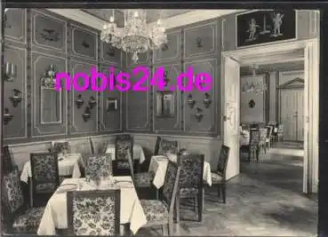 01877 Rammenau Barockschloß Vogelzimmer ca.1970