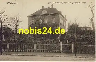 Dresden Neustadt Das alte Waldschlößchen Radeberger Strasse *ca.1910