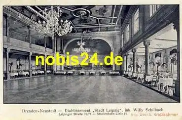 Dresden Neustadt Hotel Stadt Leipzig o 20.10.1924