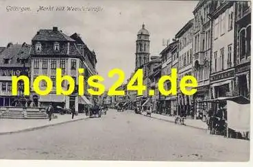 Göttingen Markt Weenderstrasse o 25.11.1917