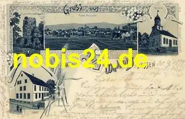 37235 Walburg Litho Schule Wappen o 2.10.1899