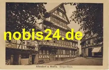 37242 Allendorf Bürger Haus *ca.1930