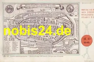 37308 Heiligenstadt Stadtkarte 1646 *ca.1910