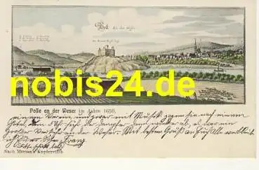 37647 Polle Weser im Jahre 1650 o 17.5.1908