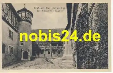 37339 Leinefelde-Worbis Ohmgebirge Schloß Bodenstein * um 1950