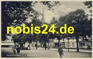 37603 Holzminden Weser Marktplatz o ca.1935