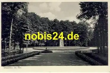 38154 Tetzelstein Königslutter an der Elm  Park Kirche o 16.8.1951