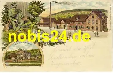 38704 Döhrenhausen Ohlei Litho Jäger Reh o 1911