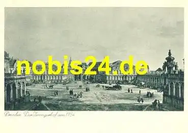 Dresden Zwingerhof um 1754  *ca.1950