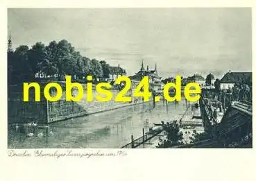 Dresden Zwingergraben um 1754 *ca.1950