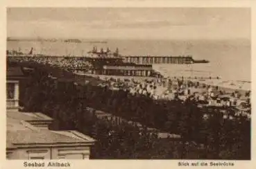 17419 Ahlbeck Seebrücke *ca. 1920