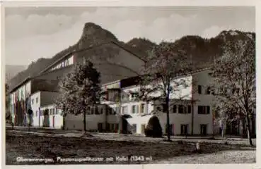 82487 Oberammergau, Passionsspieltheater mit Kofel, * ca. 1950