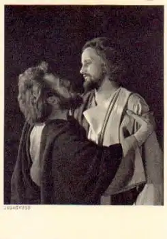 82487 Oberammergau Passionisspiele 1950 Judaskuss * 1950