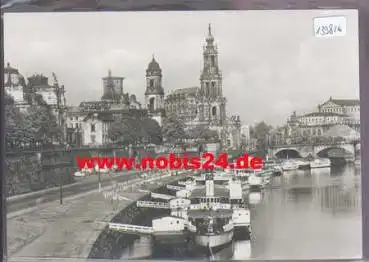 Dresden Dampfschiffslandeplatz gebr. 31.1.1970