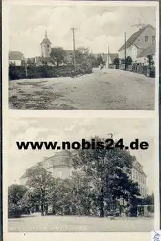 04895 Martinskirchen Straßenansichten  o 21.7.1936 Posthilfsstellenstempel Martinskirchen über Falkenberg