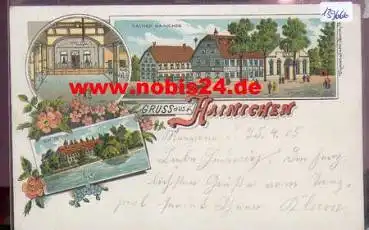 04639 Hainichen Gasthof  Litho o 25.4.1905