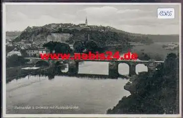 04668 Hohnstädt mit Muldenbrücke o 17.8.1938