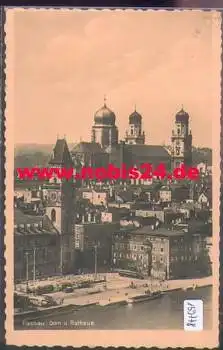 94000 Passau Dom und Rathaus o 16.7.1942