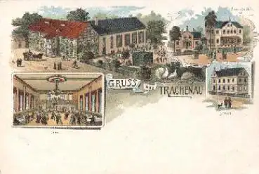 04564 Trachenau, Gruss aus ... Farblitho, * ca. 1900