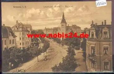 04668 Grimma Leipziger Straße Postamt o 31.12.1914