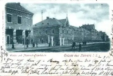01917 Kamenz Kaserne Wache und Mannschaftsgebäude, o 1901
