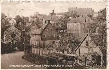 09387 Seifersdorf Mitteldorf Kirche Jahnsdorf Erzgebirge o 9.7.1928