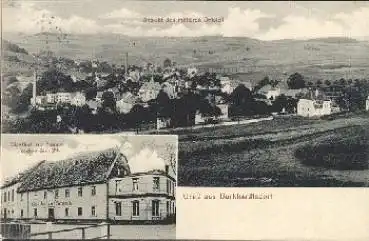 09235 Burkhardtsdorf o 13.4.1914 Bahnpost Chemnitz - Aue - Audorf Zug Nr. 1773