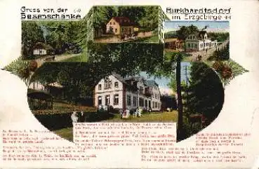 09235 Burkhardtsdorf Besenschänke Litho o 3.7.1944