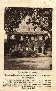 09238 Auerswalde, Kinderwalderholungsheim-Chemnitz, Hauptgebäude o 29.11.1927